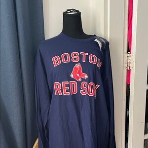 Fanatics Boston Red Sox Navy Long Sleeve Shirt